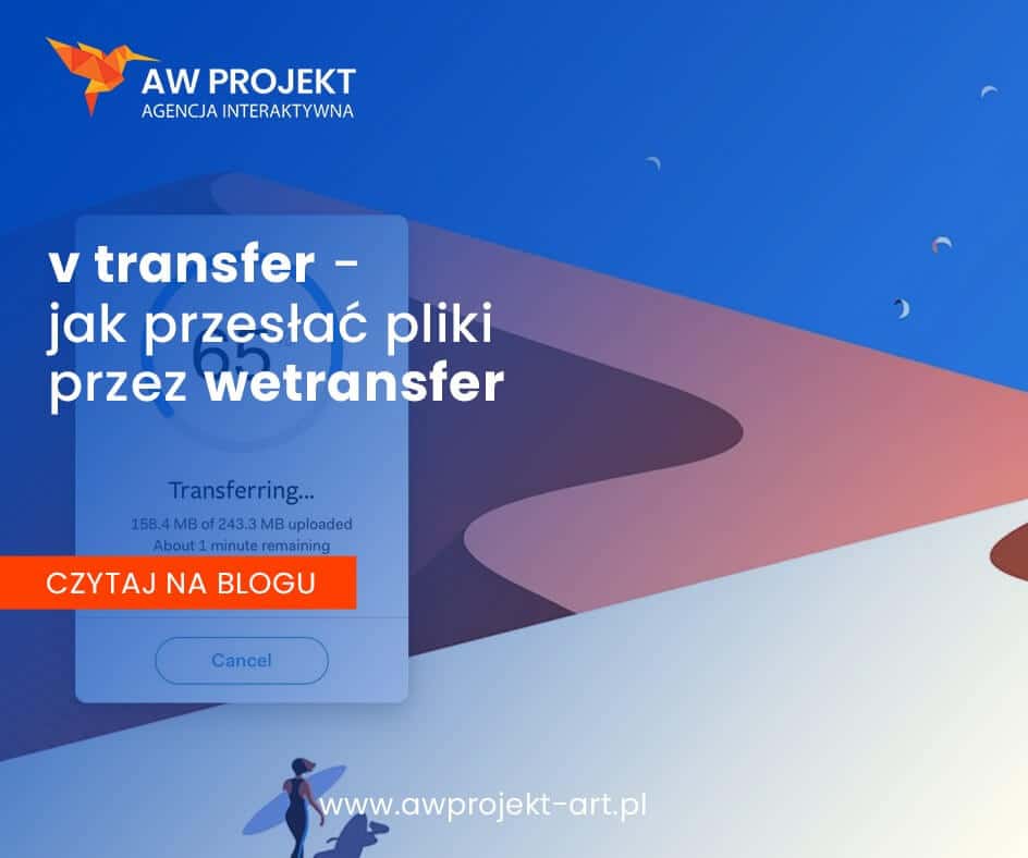 v transfer - jak przesłać pliki przez wetransfer